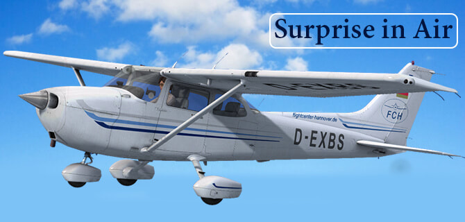 Birthday Joyride in Air, Thrilling Surprise Party on a Joyride | Bookthesurprise